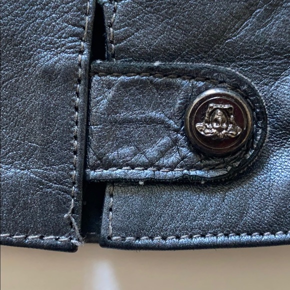 VERSACE Vintage Metallic Leather Gloves - Picture 4 of 12